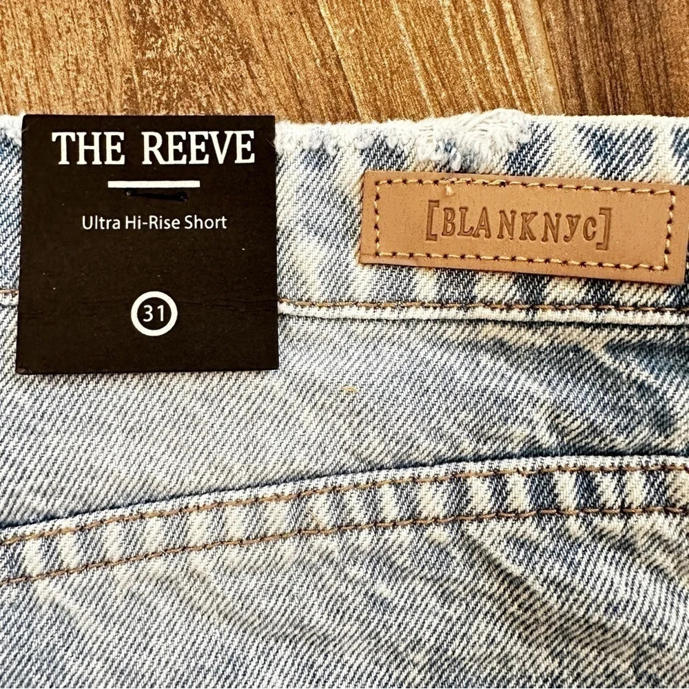 Blanc NYC Reeve High Rise Short in Feel For You - Size 31 - NWT - Picture 5 of 6